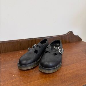 Black Leather Shoes Dr martens
